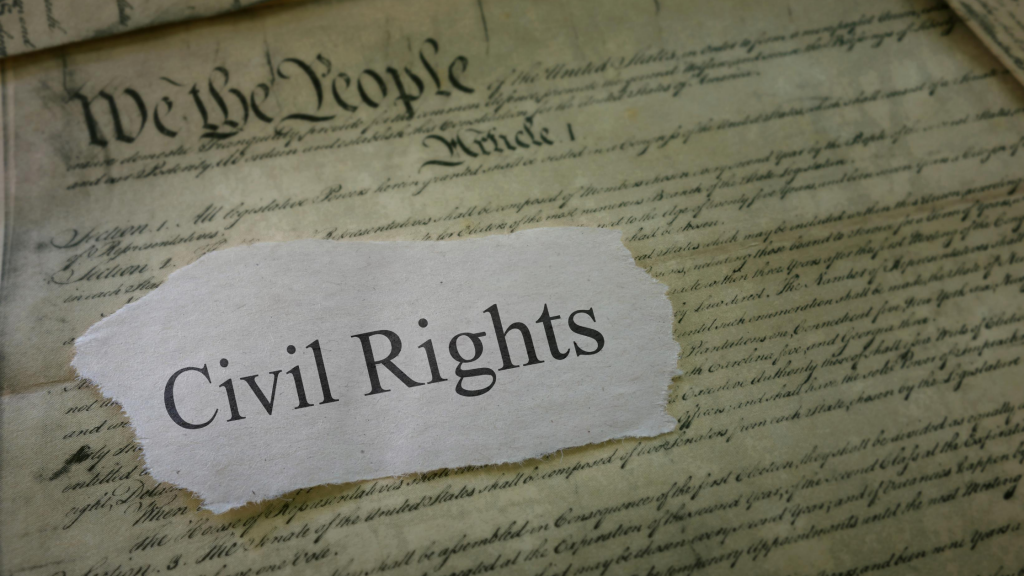 Photo of Constitution with Civil Rights