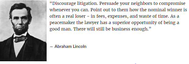 Abraham Lincoln Business Quote